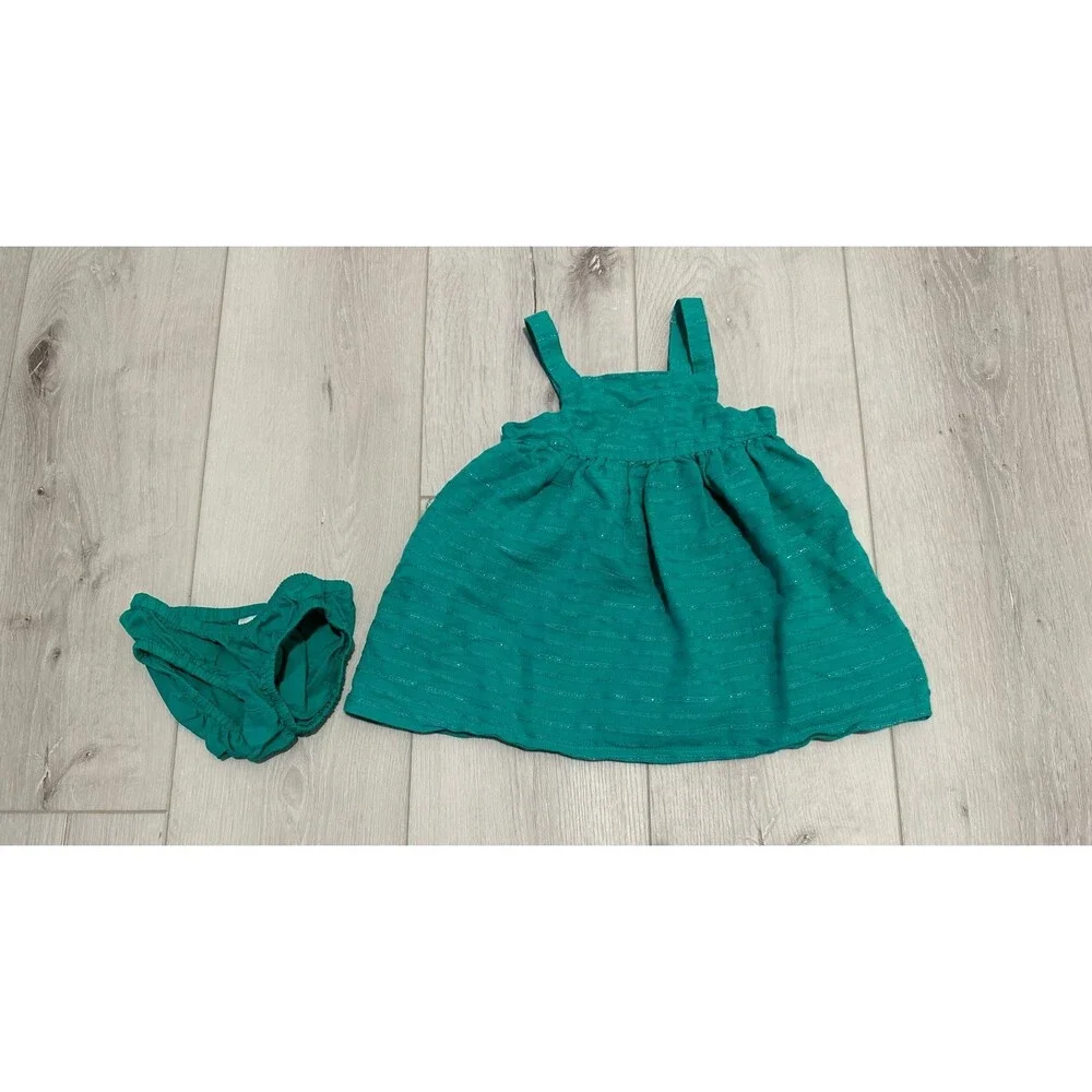Gymboree Rainforest Crawl Sparkle Striped Dress